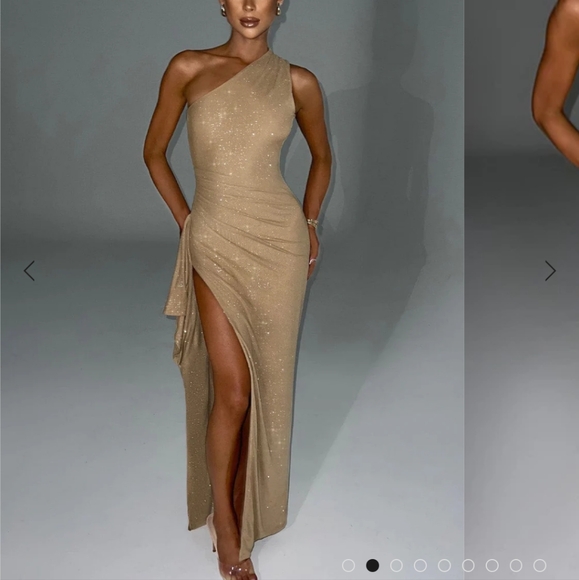 Babyboo gold shimmer dress - Picture 3 of 10
